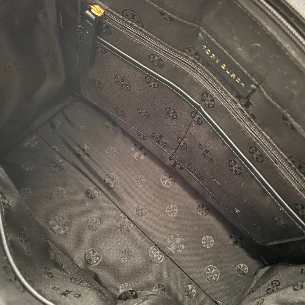Tory Burch Black Leather Tote - Picture 2 of 7